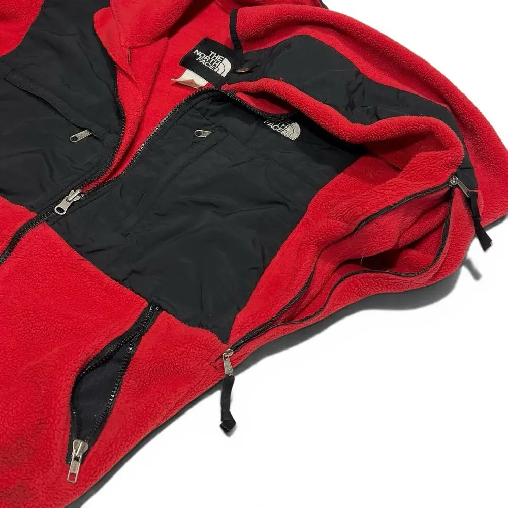 The North Face TNF Red 1995 Retro Denali Fleece Jacket Mens Size Small Full Zip